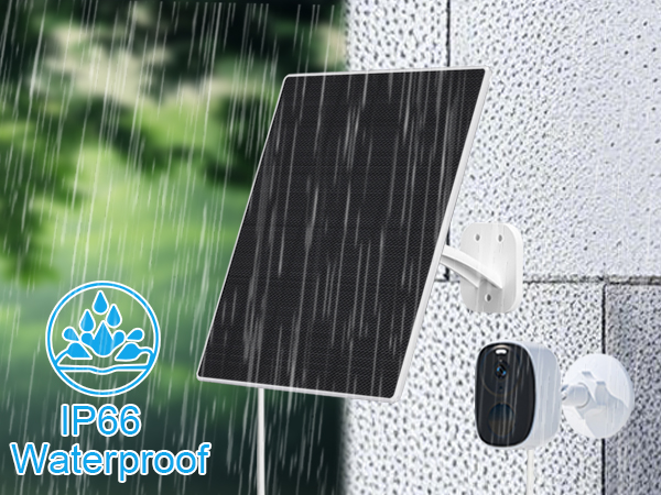 solar panel for security camera