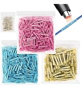 1500 PCS Heat Shrink Wire Connectors, 16-14 AWG 22-16 AWG 12-10 AWG 26-24 AWG Marine Grade Waterp...