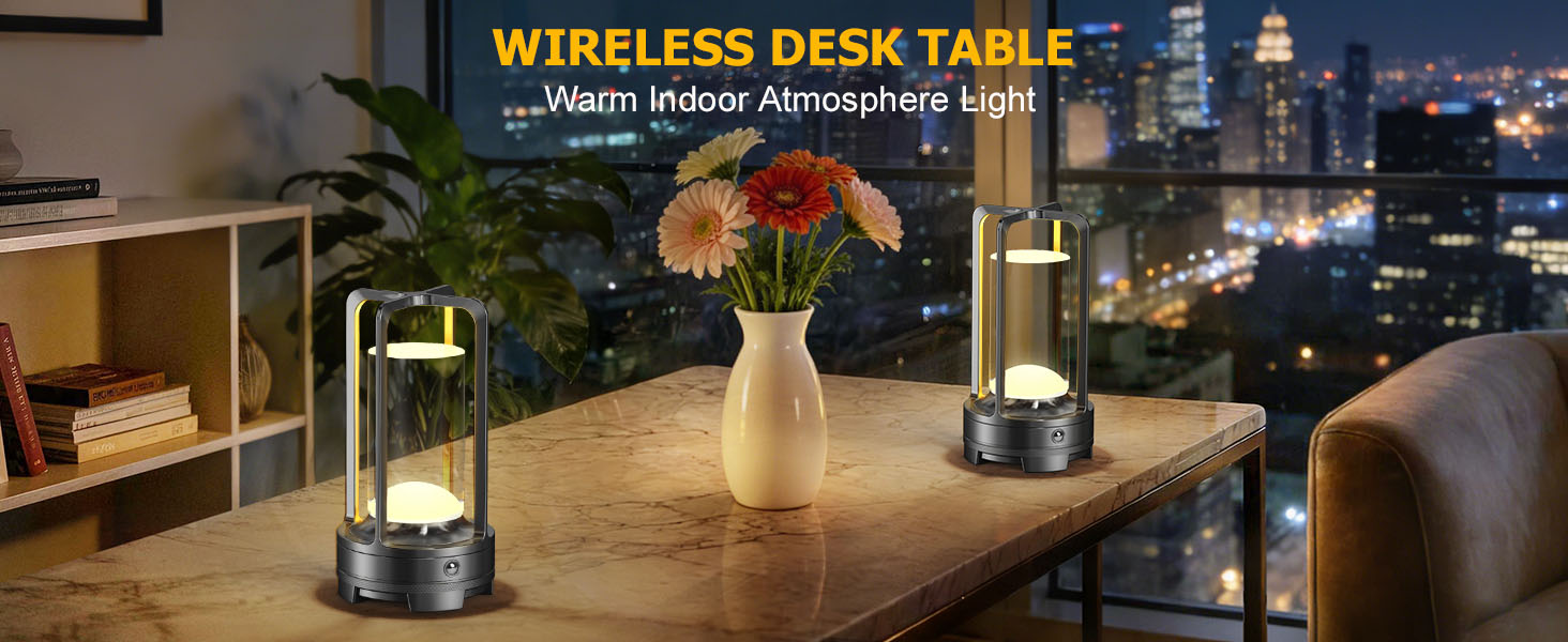battery table lamp