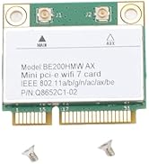 Mini PCI E 7 Card, 8774Mbps 2 Band 2.4G 5G Gigabit Network Card Mini PCIE Interface Adapter with ...