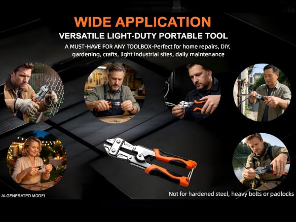 Wide application VERSATILE LIGHT-DUTY PORTABLE TOOL