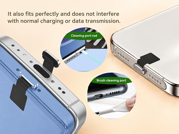 Anti-Lost Dust Plug, Speaker Dust Cover, Port Plug Accessories for iPhone 18 Pro/18 Pro Max
