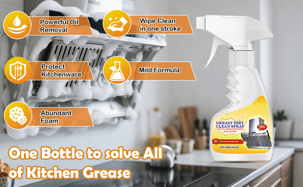 Heavy-Duty Degreaser Oven & Stove Top Cleaner