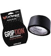CATTONGUE GRIPS Non-Abrasive Grip Tape Wrap - 2” Thick Heavy-Duty, Waterproof Anti-Slip Tape for ...