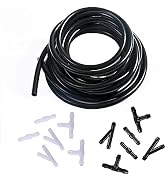 VAGURFO Windshield Washer Hose Kit, Washer Fluid Hose 4 Meter with 12 Pcs Hose Connectors,Windshi...