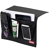 HAKACC Bedside Caddy / Bedside Storage Organizer,Remote Control Holder Armchair Organizer Couch C...