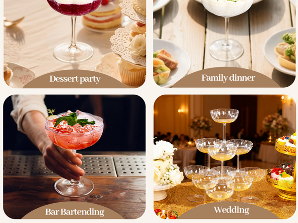 disposable martini glasses for parties
