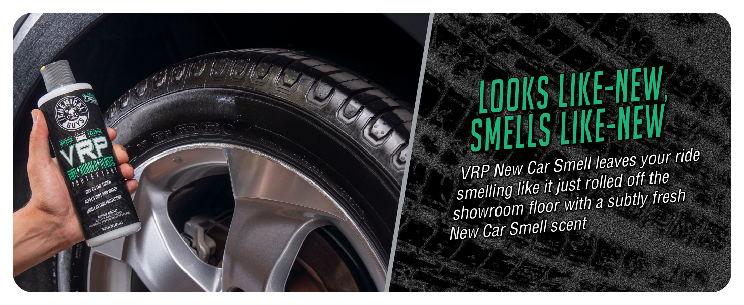 VRP, protect vinyl, rubber, & plastic, car detailing from Chemical Guys