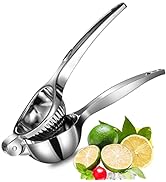 Premium Lemon Squeezer, TEZZ Large Heavy Duty Handhelp Juicer for Lemon, Stainless Steel Hand Pre...
