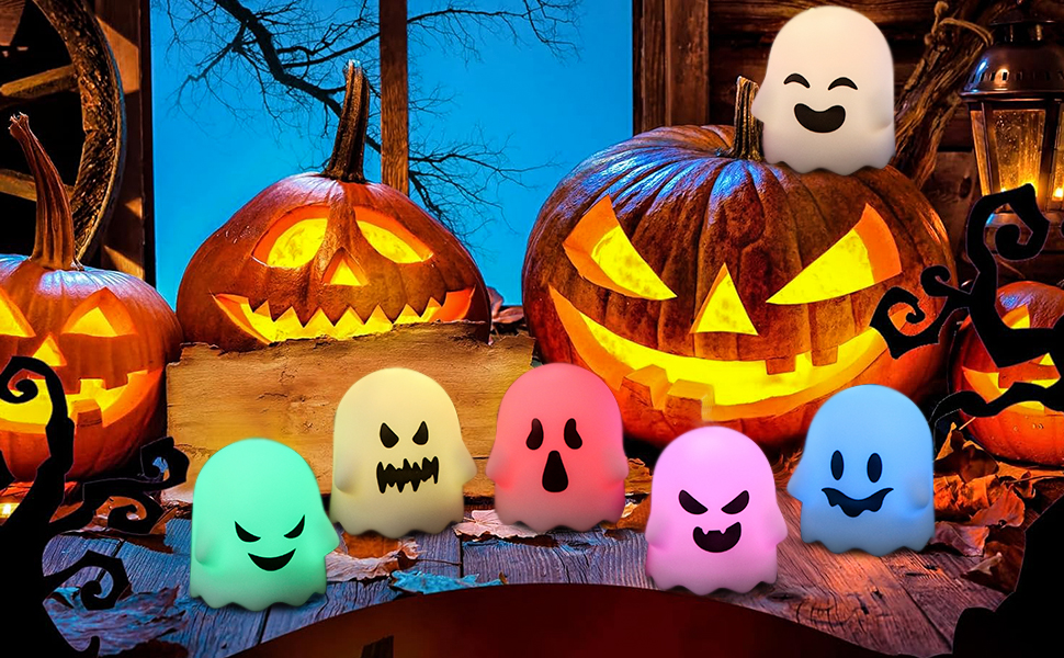 Halloween flameless candles
