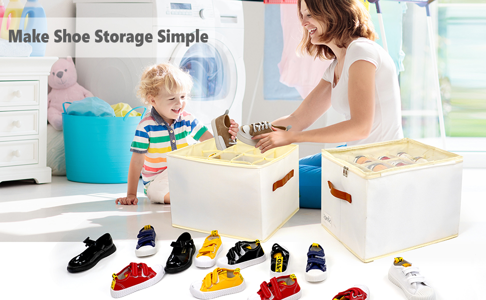 Shoe Storage Box Organizer