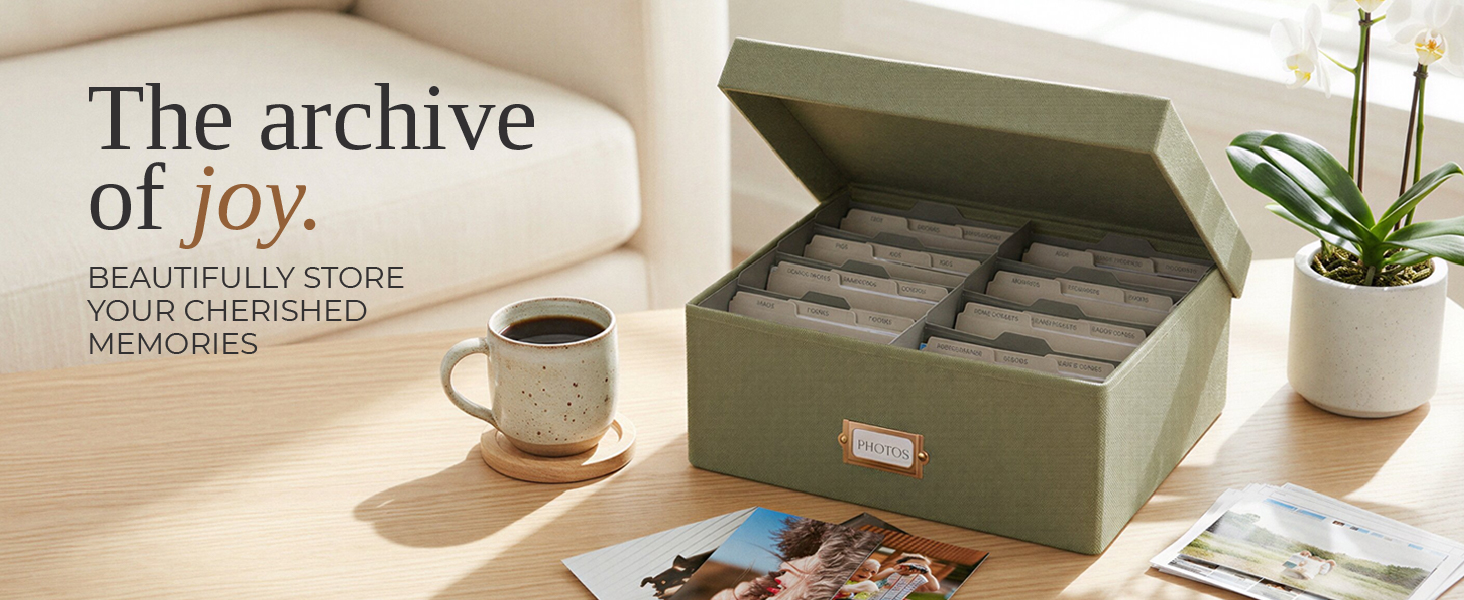 Beautifully store your cherished memories