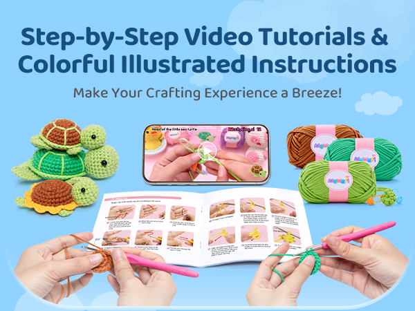 beginner crochet kit for kids