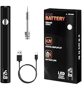 510 Thread Battery Cart Pen, W/Welding Pen Portable Electric Soldering Iron Kit, Adjustable Volta...