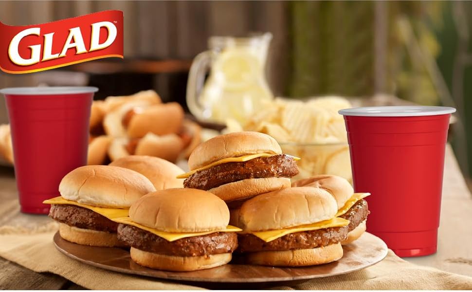 Glad, Disposable, Paper, Plates, Bowls, Durable, Gladware, Straws, Party, Cups