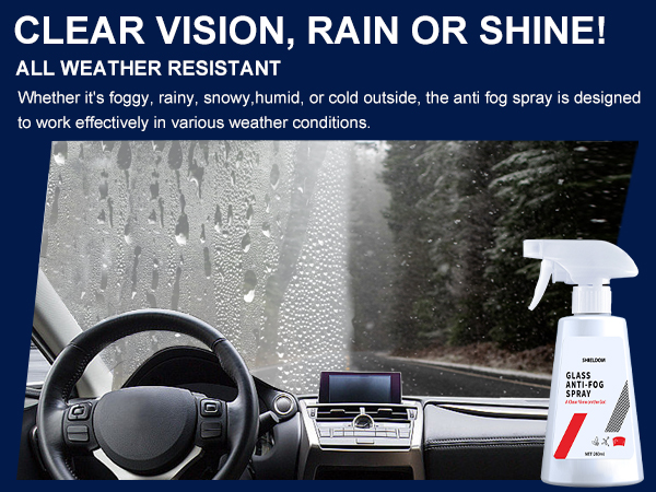 Anti Fog Spray & Rain Repellent Spray