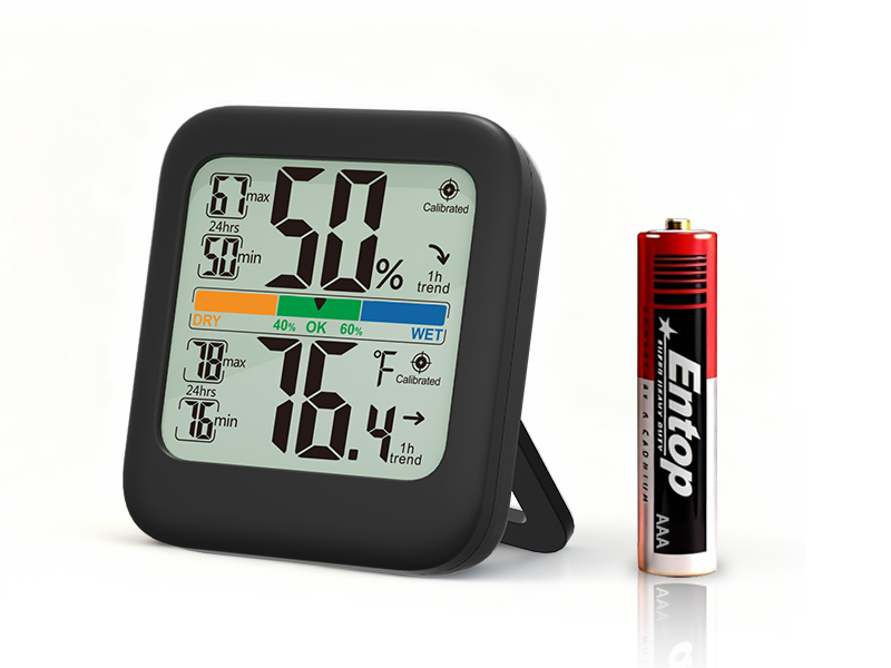 indoor thermometer with humidity reading