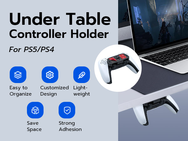 Under Table Controller Holder