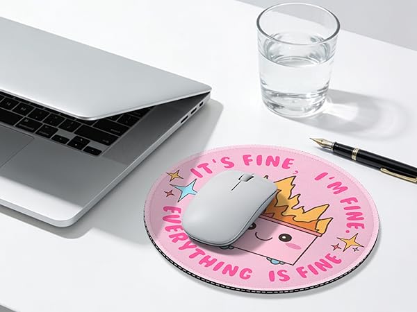 Pink Office Mouse Pad