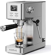 Kismile Espresso Machines with Milk Frother, Professional Espresso Coffee Machines with Removable...