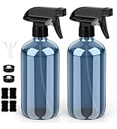 Glass Spray Bottle, Indigo Blue Glass Spray Bottle Set & Accessories for Non-toxic Window Cleaner...