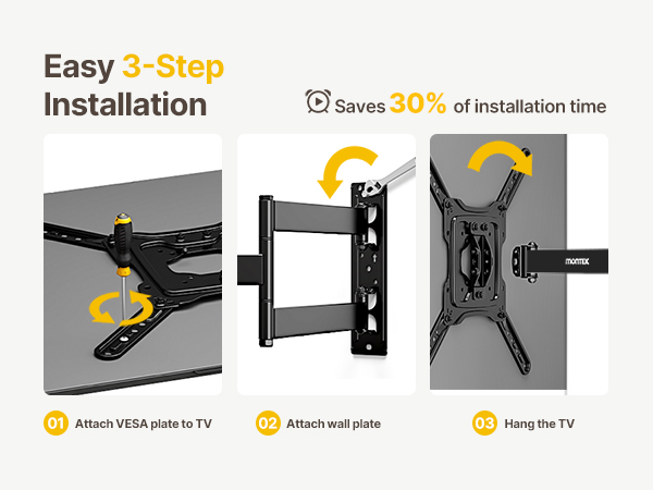 long arm tv wall mount