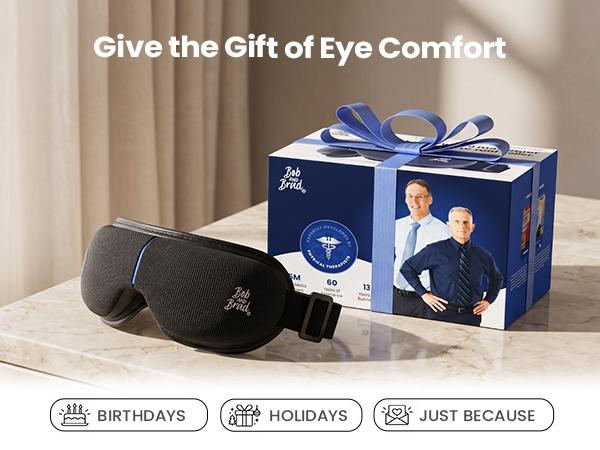 bob and brad eye massager with heat and cooling