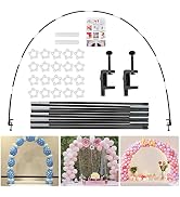 Voircoloria Table Balloon Arch Kit, Balloon Arch Stand Frame for Different Size Tables Graduation...