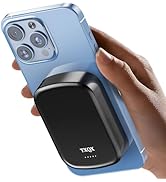 TXQX Smallest Magnetic Wireless Portable Charger 8000mAh,Mag-Safe Battery Pack 20W PD Fast Chargi...