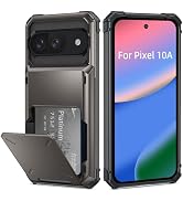 AFGHOA for Google Pixel 10a Wallet Case,5 Credit Card Holder for Pixel 10a,Flip Cover Hidden Comp...