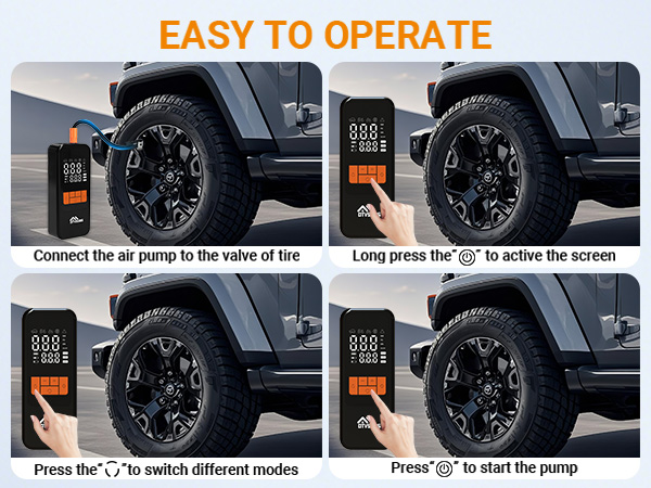 Tire Inflator Portable Air Compressor
