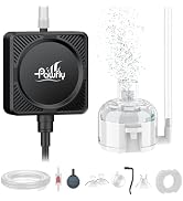Pawfly Nano Aquarium Air Pump, Ultra Quiet Mini Bubbler for 1-10 Gallon Fish Tank and Nano Aquari...