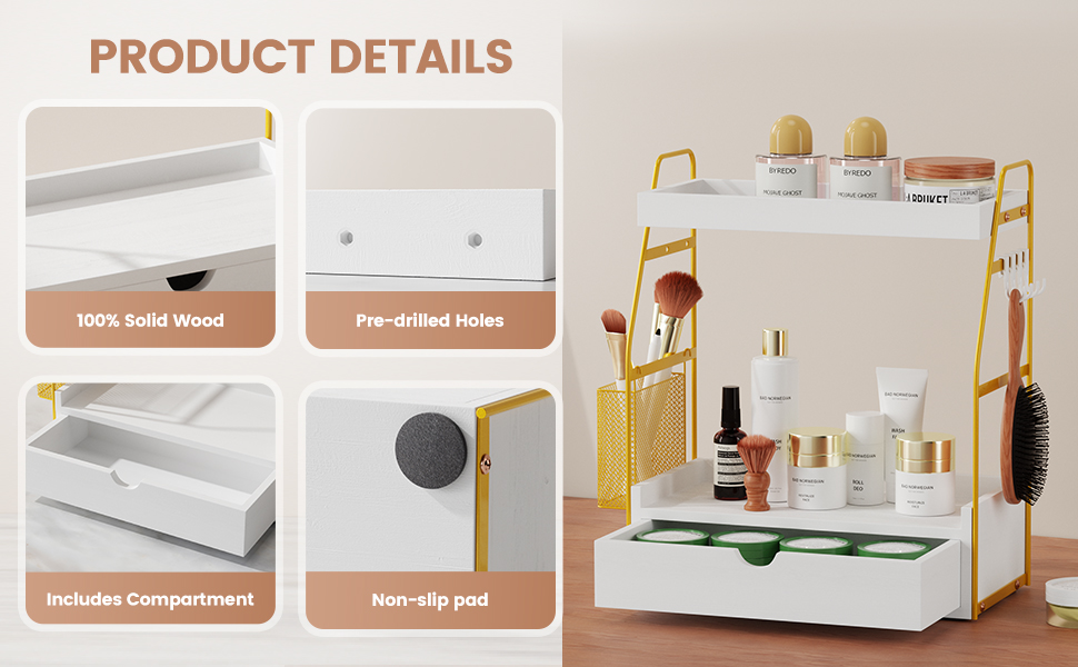 bathroom counter organizer