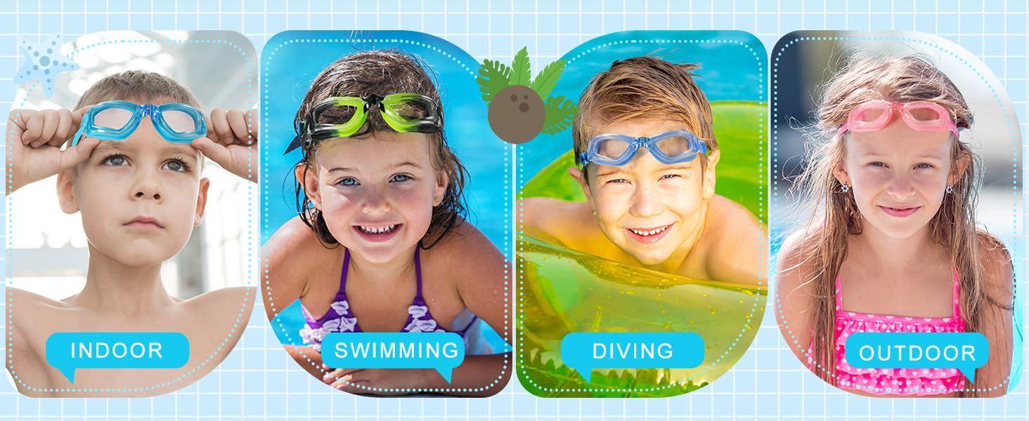 kids swim goggles