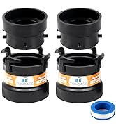 TonGass (2 x Combo Pack) RV Sewer Hose Fitting Adapter to PVC, RV Sewer Connection & RV Sewer Ter...