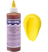 DECOPAC Premium Gel Food Color, Edible Coloring For Use with Buttercream or Whipped Icing, Fondan...