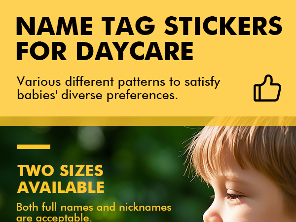 name tag stickers