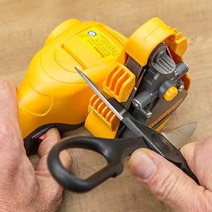 knife and scissor electric sharpener 3 abrasive belts fine medium coarse sharpening tools hunting