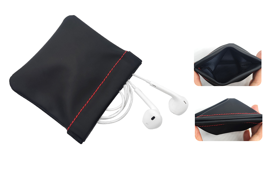 3pcs Spring Earphone Storage Bags