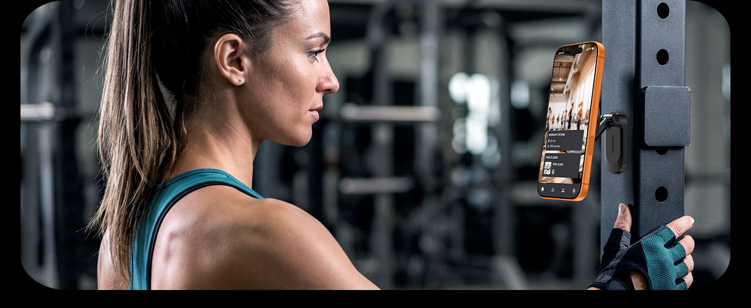Beyond the Gym: Perfect for recording workouts, following recipes on a fridge, or video calls.