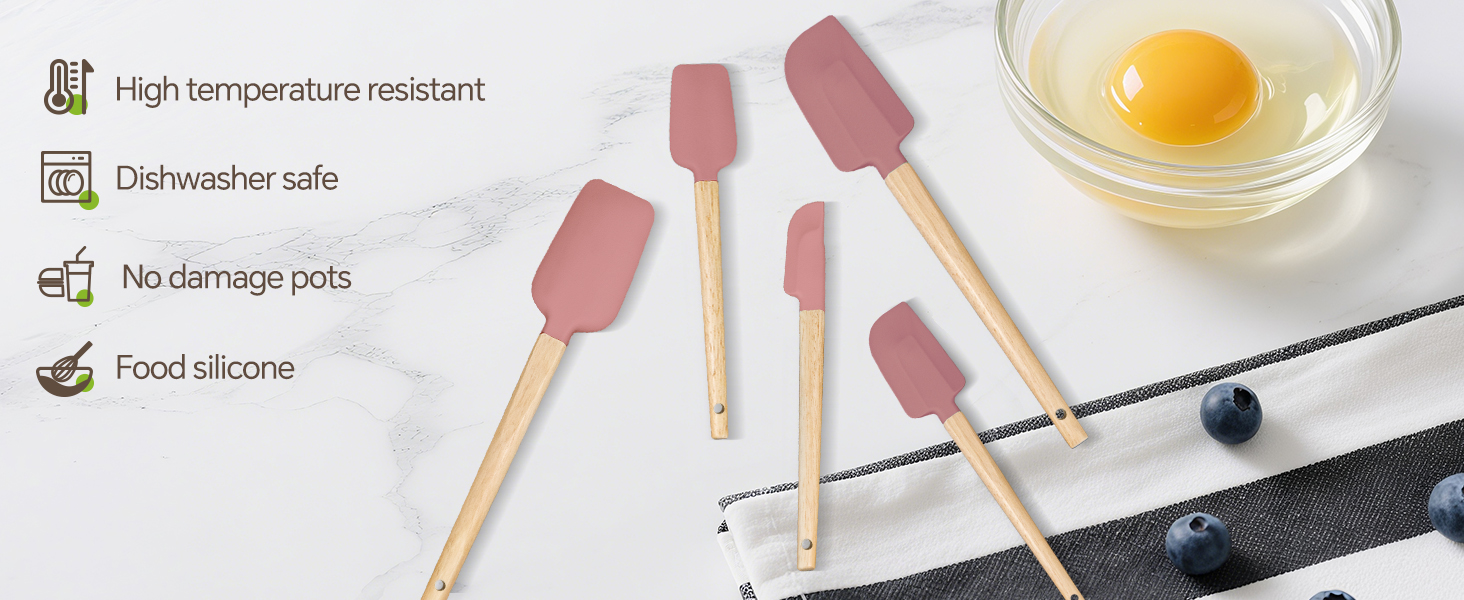 silicone spatula set,spatula,spatulas,silicone spatula,rubber spatula set