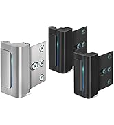 Home Security Door Lock, Childproof Door Reinforcement Lock with 3" Stop 4 Screws Withstand 800 l...