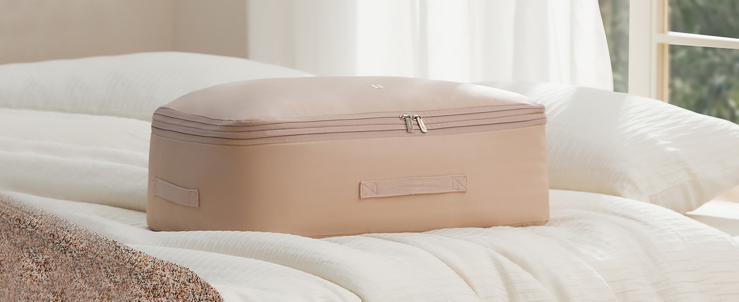 ultra space saving self compression organizer