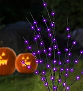 Lighted Halloween Tree Branch
