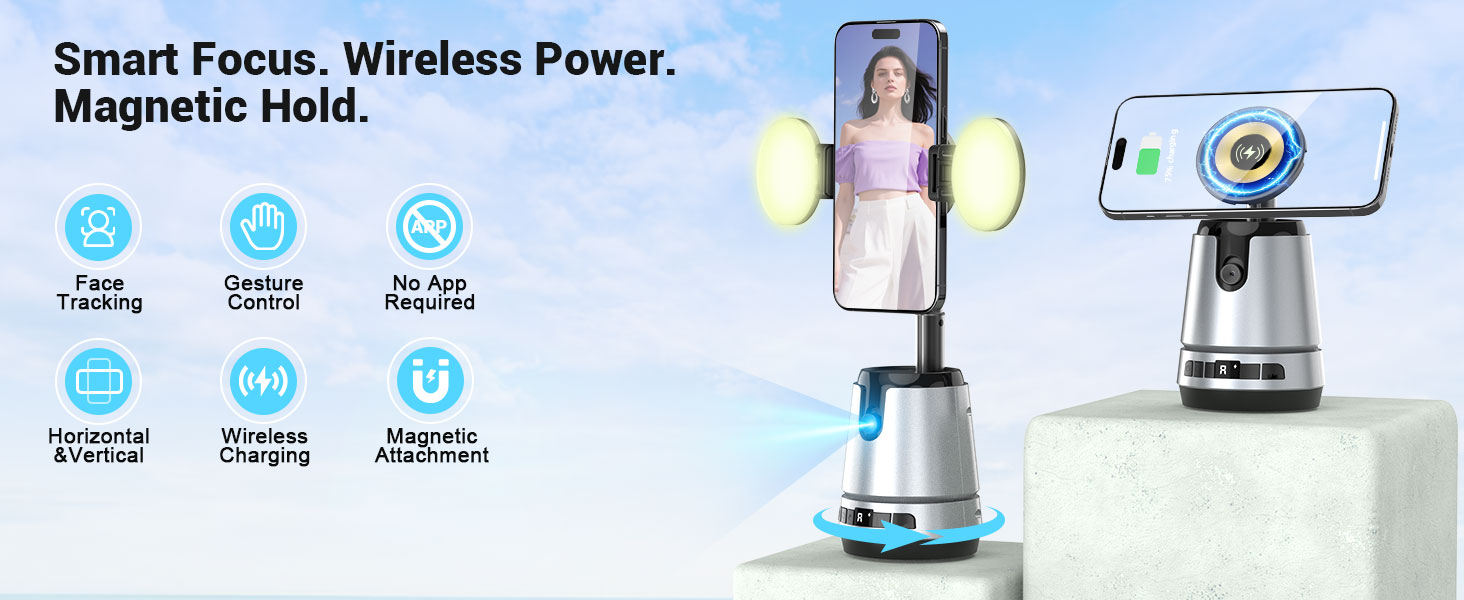 Auto Face Tracking Tripod with Stand