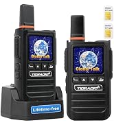 (Lifetime Free) TIDRADIO TD-G19 Rapid Unlimited Range 4G LTE PoC Radios Walkie Talkies Long Range...
