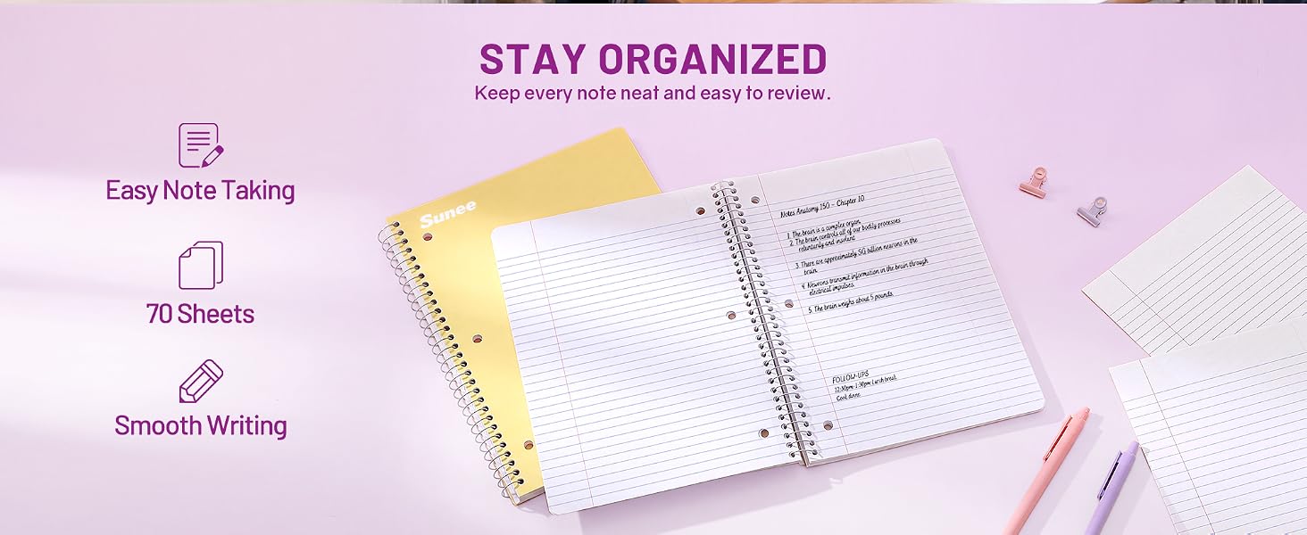 SCHOOL NOTEBOOKS