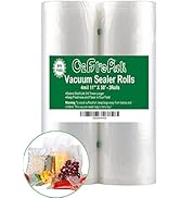 O2frepak 2Pack 11"x50' Rolls 4mil Vacuum Sealer Bags Rolls with BPA Free,Heavy Duty Vacuum Sealer...