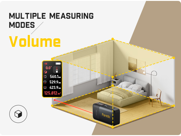 Fanttik A10 Pro 2-in-1 Digital Laser Tape Measure with HD lPS color Display