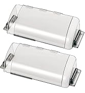 2 Pack Adjustable Air Vent Deflector, 9”-15” Transparent Deflector for Ceiling Registers, Floor, ...